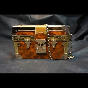 Brown with Gold hardware Crossbody Bag